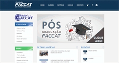 Desktop Screenshot of faccat.com.br