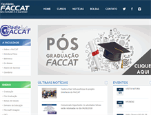 Tablet Screenshot of faccat.com.br