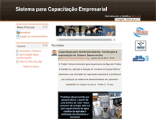 Tablet Screenshot of gestao.faccat.br