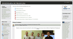 Desktop Screenshot of engenharia.faccat.br