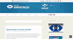 Desktop Screenshot of administracao.faccat.br